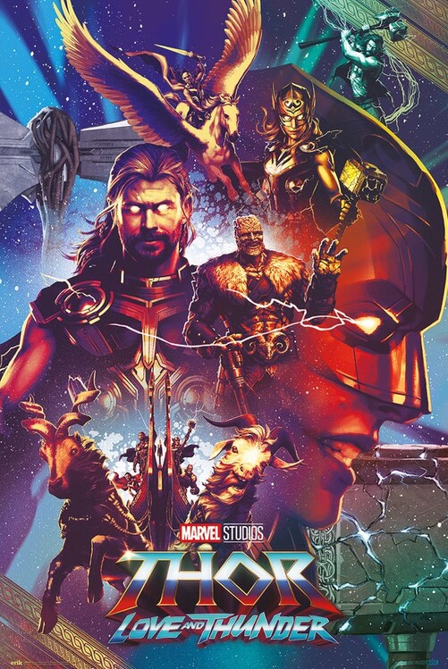 Póster Thor - Love and Thunder