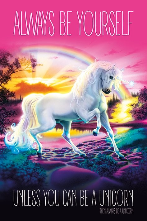 Poster Unicorn - Always Be Yourself