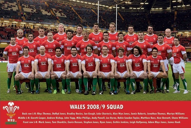 Poster Wales - 2008/2009 Team