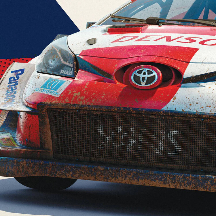 Konsttryck WRC 10 - The official game cover