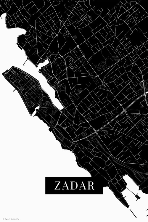 Behang Zadar black