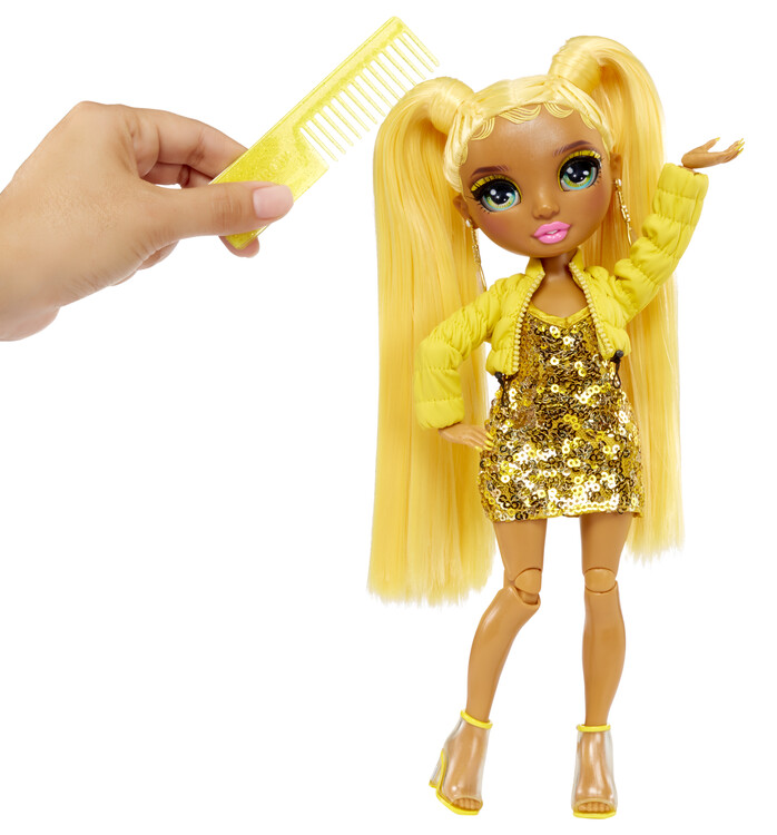 Jouet Rainbow High Fantastic Fashion Doll- Sunny (yellow), Affiches,  cadeaux, merch