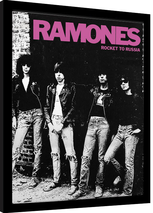 Zarámovaný plakát Ramones - Rocket to Russia