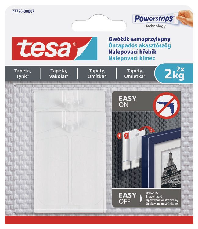 Samolepicí háčky TESA Powerstrips 2kg (2 ks)