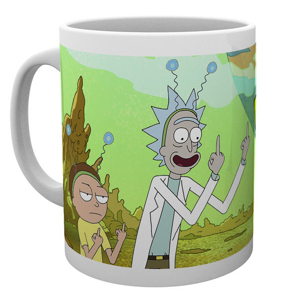 Tasse Rick And Morty - Peace