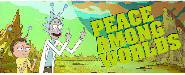 Tasse Rick And Morty - Peace