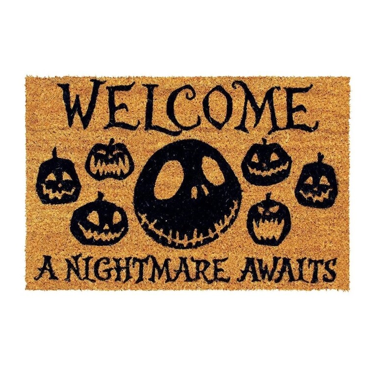 Rohožka Ukradené Vánoce Tima Burtona - A Nightmare Awaits