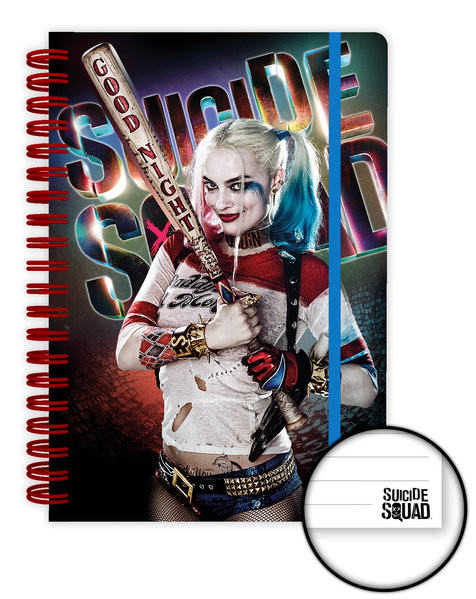 Rokovnik Dnevnik Suicide Squad Harley Quinn Good Night Ideje Za Originalne Poklone