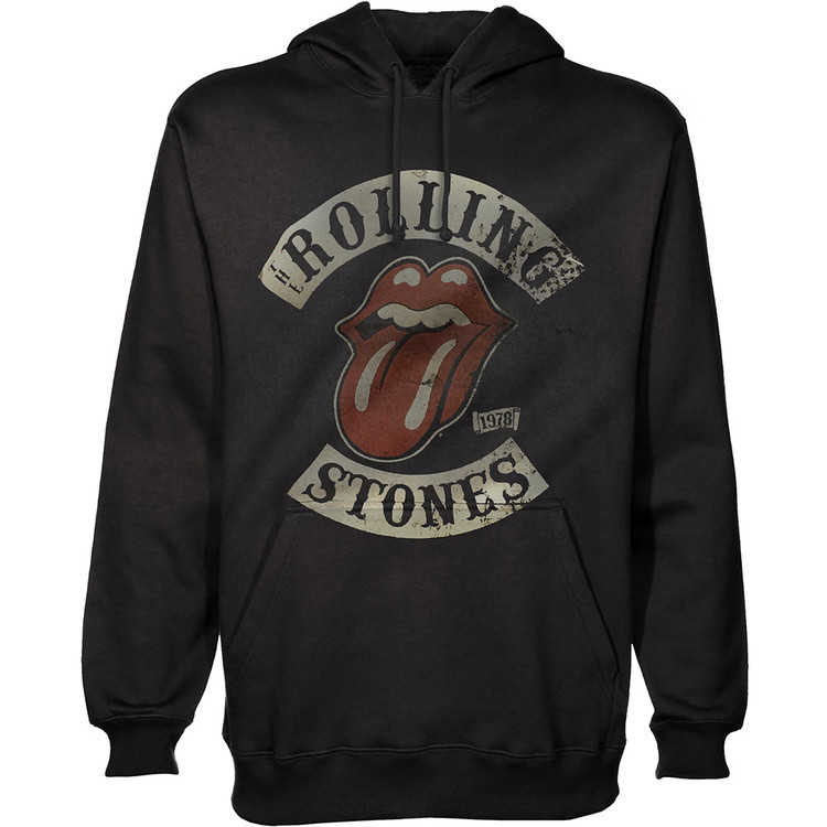 Bluza Rolling Stones - Tour 78 Mens Pullover Black