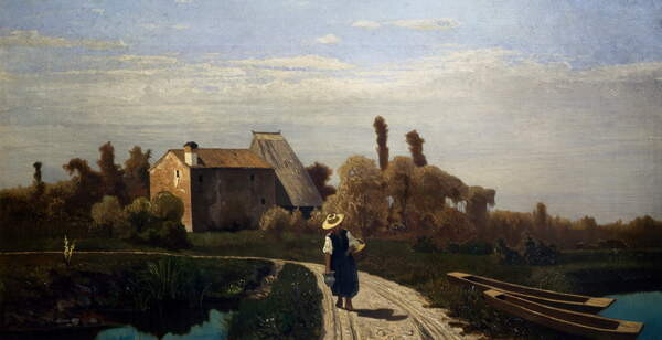 Tričko Rural landscape, Morning in May, 1869