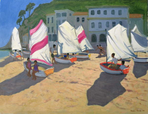 Samolepka Sailboats, Costa Brava, 1999