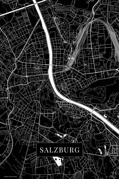 Samolepka Salzburg black