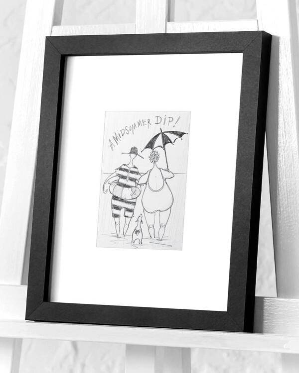 Zarámovaný plakát Sam Toft - A Midsummer Dip