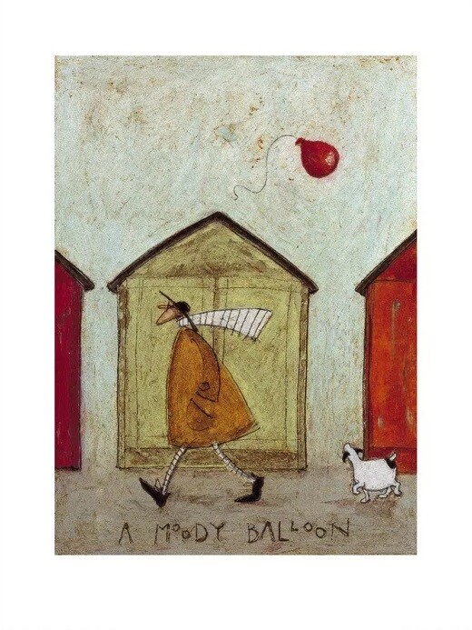 Sam Toft - A Moody Balloon Festmény reprodukció
