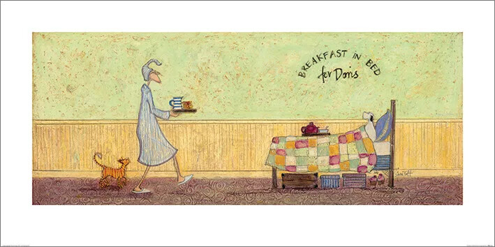 Umělecký tisk Sam Toft - Breakfast in Bed For Doris