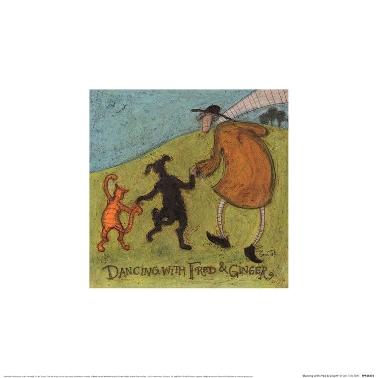Umělecký tisk Sam Toft - Dancing Witch Fred & Ginger