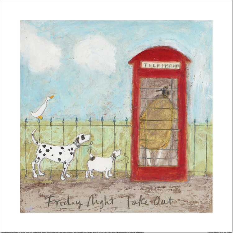 Umělecký tisk Sam Toft - Friday Night Takeout