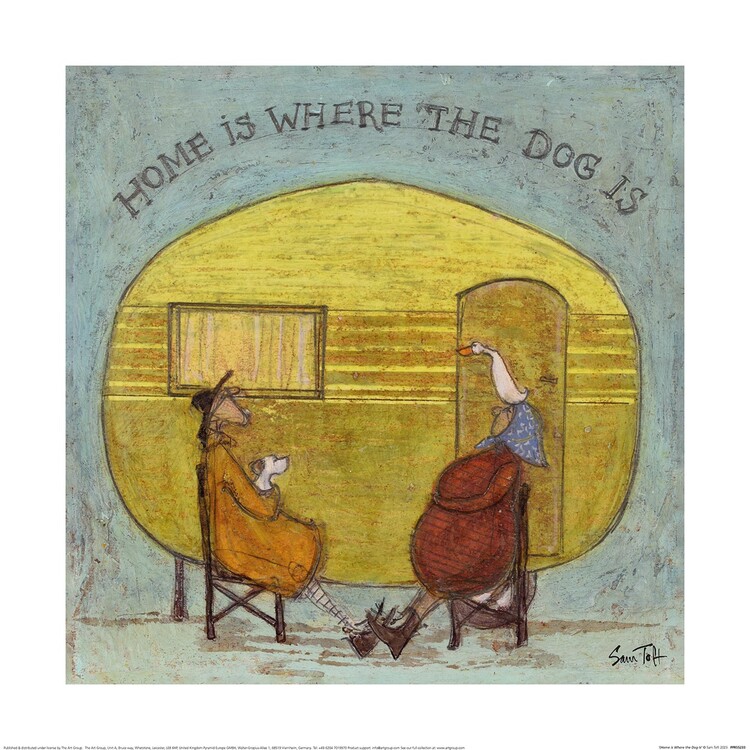 Umělecký tisk Sam Toft - Home Is Where The Dog Is