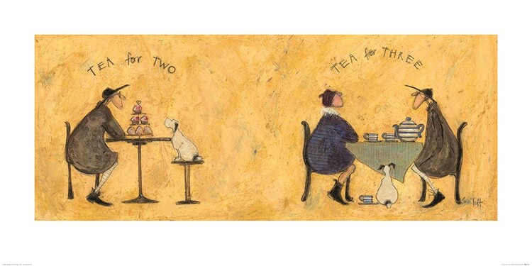 Umělecký tisk Sam Toft - Tea for Two Tea for Three