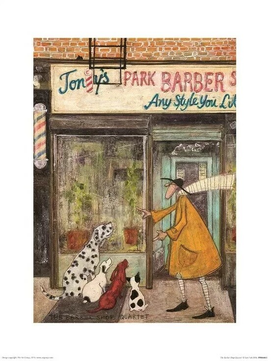 Umělecký tisk Sam Toft - The Barber Shop Quartet