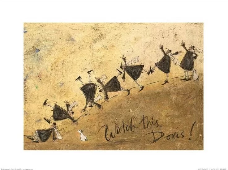 Umělecký tisk Sam Toft - Watch This, Doris!