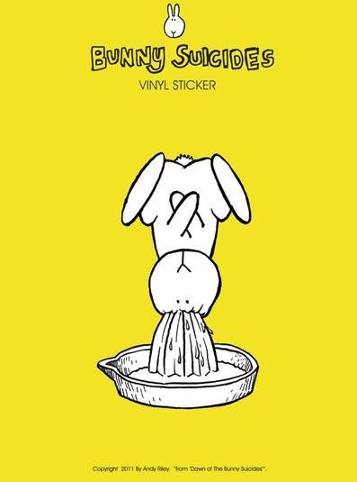 Samolepka BUNNY SUICIDES - juicer