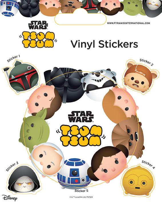 Samolepka Star Wars Tsum Tsum Tipy Na Originalni Darky