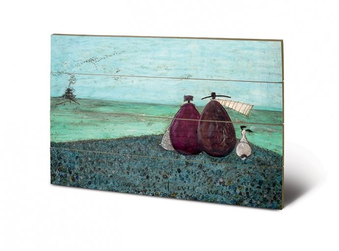 Sam Toft - The Same as it Ever Was Schilderij op hout