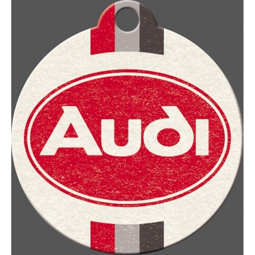 Schlüsselanhänger Audi - Logo Red