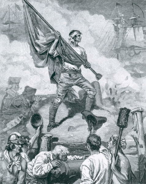Adesivo murale Sergeant Jasper at the Battle of Fort Moultrie