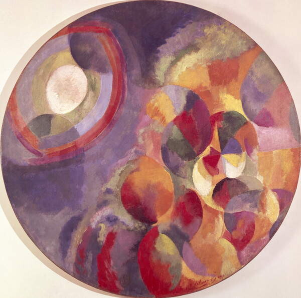 Samolepka Simultaneous contrasts, sun and moon