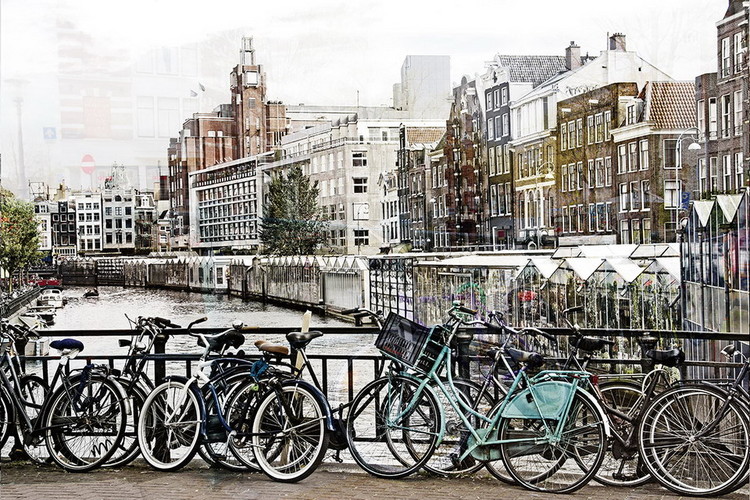 Skleněný Obraz Amsterdam