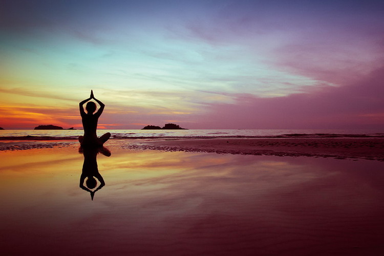 Skleněný Obraz Jóga - Vyrovnanost