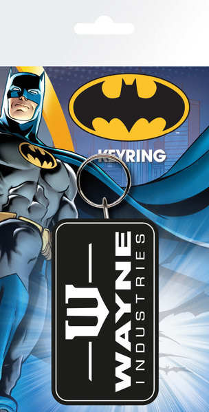 Kluisje Sluiting schoolbord Sleutelhanger Batman Comic - Wayne Industries | Tips voor originele cadeaus