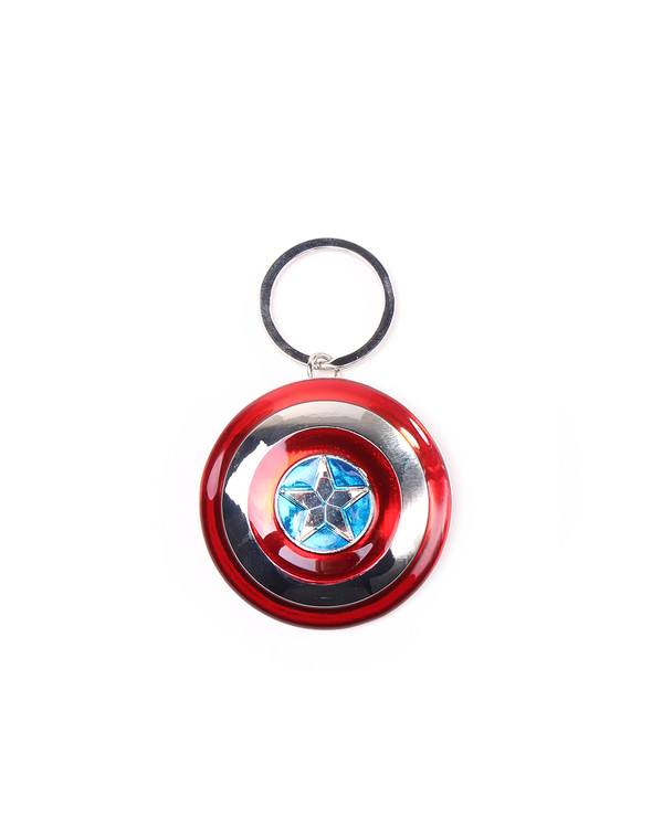 Uitreiken gevoeligheid houten Sleutelhanger Captain America - Shield 3D | Tips voor originele cadeaus