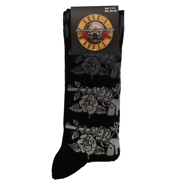 Sokker Guns N' Roses - Monochrome Pistols | Tøj og tilbehør til merchandise fans |