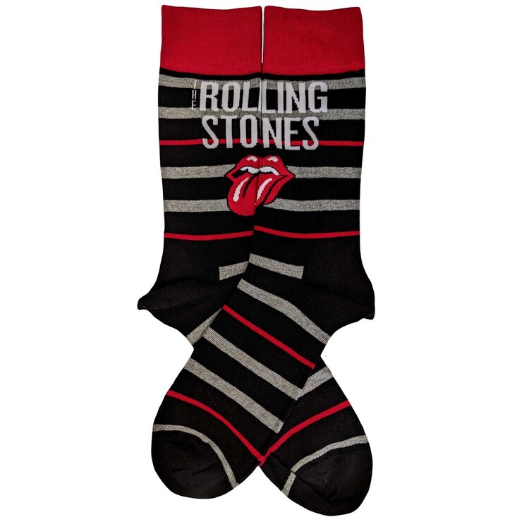 Sokker Rolling Stones - Logo & Tongue Tøj tilbehør til merchandise fans |