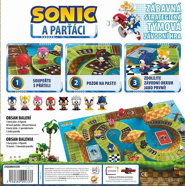 Desková hra Sonic a parťáci
