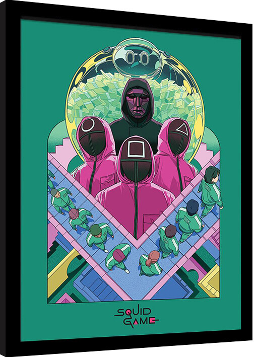 Zarámovaný plakát Squid Game 2 - Namon