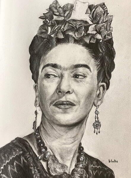 Quadro su tela Frida Kahlo, c.2021