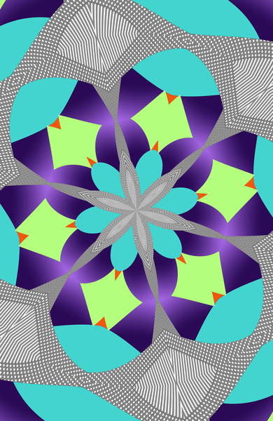 Quadro su tela ornaments #102,