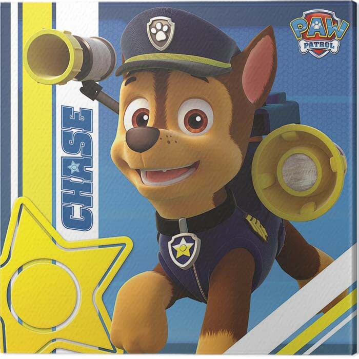 Stampa su tela Paw Patrol - Chase on Patrol | Decorazioni murali |  Europosters