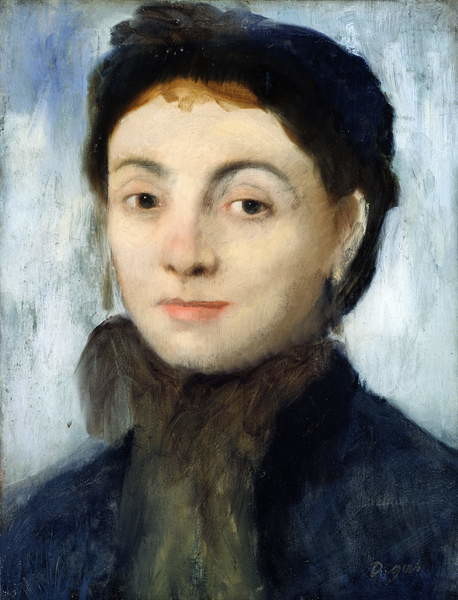 Quadro su tela Portrait of Josephine Gaujelin, 1867