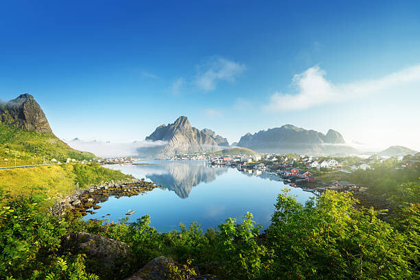 Quadro su tela Reine Village, Lofoten Islands, Norway
