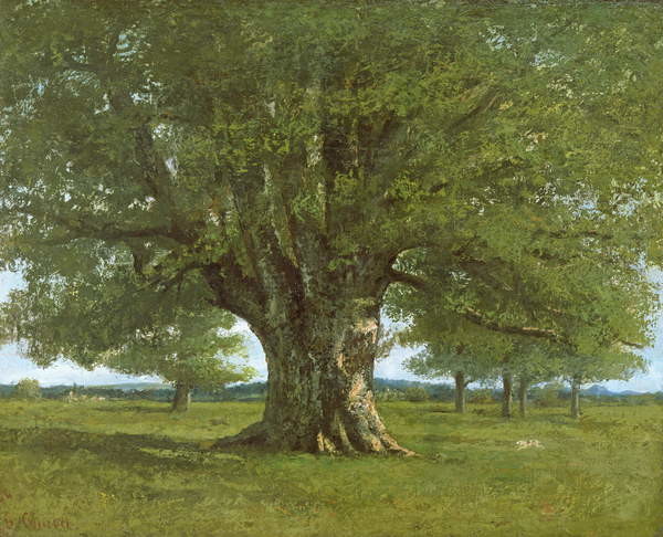 Quadro su tela The Flagey Oak Tree, 1864