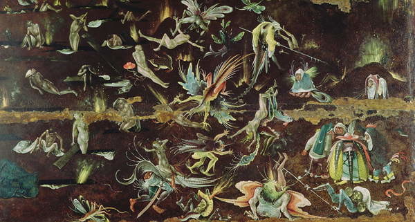 Quadro su tela The Last Judgement, c.1504 (oil on panel)
