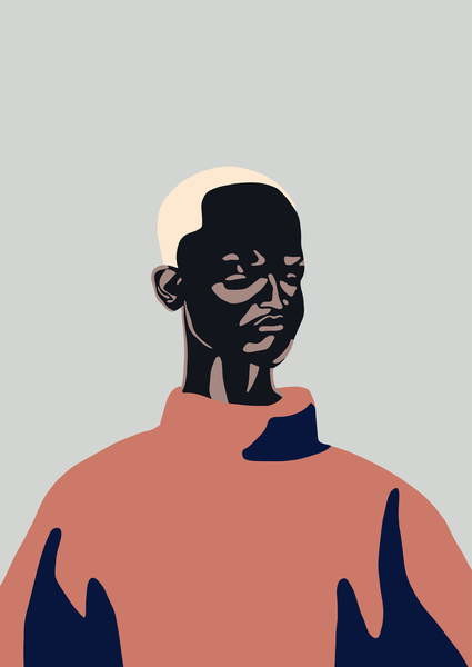 Quadro su tela Untitled Portrait, 2016,