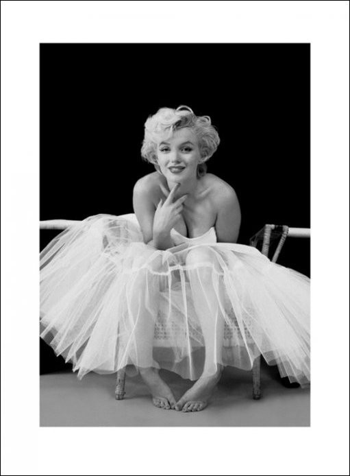 Stampe d'arte Marilyn Monroe - White
