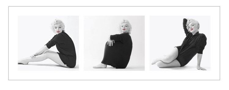 Stampe d'arte Marilyn Monroe - Sweater Triptych