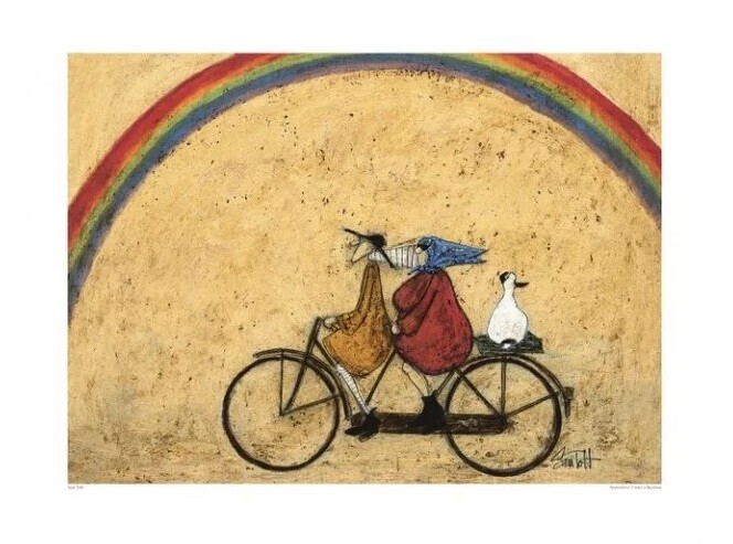 Stampe d'arte Sam Toft - Somewhere Under a Rainbow
